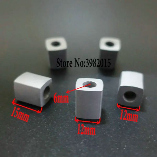 3 Contatos Elétricos Para Eletroerosão A Fio 15x12x12mm Ø6 - Imagem 2